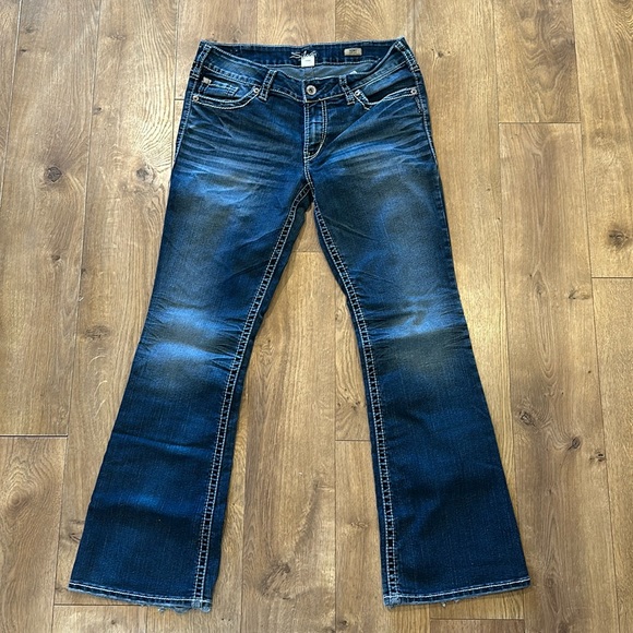 Silver Jeans Suki Bootcut Jeans - Size 33 - Picture 1 of 8